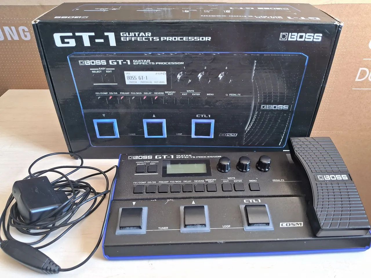 PEDALEIRA BOSS GT-1 - Instrumentos musicais - Luiz Anselmo