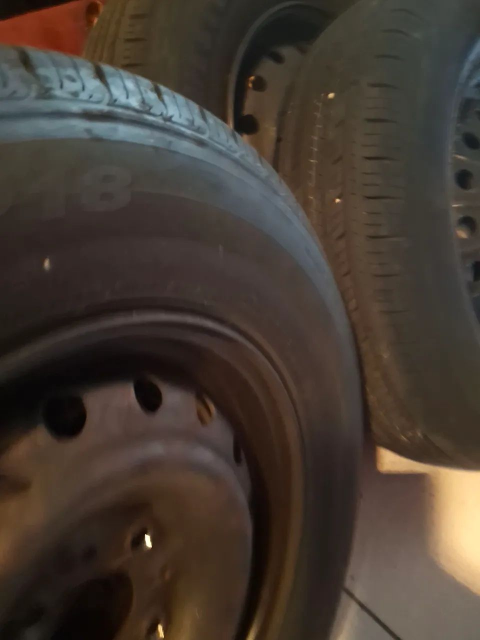 Rodas aro 13 com pneus  - Foto 3