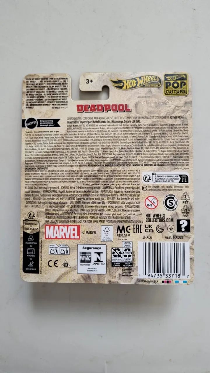 Hot Wheels Premium - Deadpool - Spider Mobile Dead-Buggy - Marvel Pop Culture - Foto 4