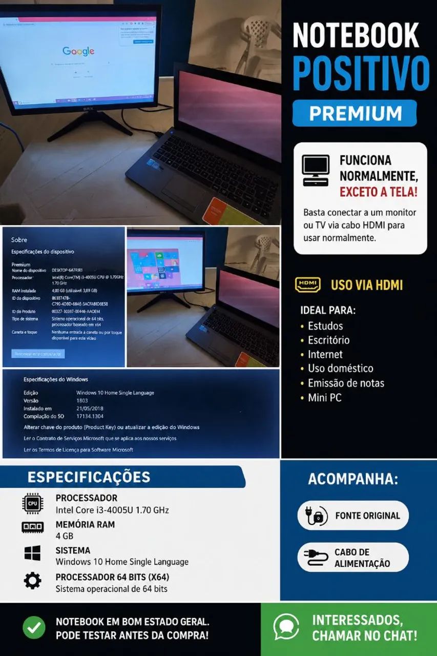 Notebook positivo Premium XR7550  - Foto 4