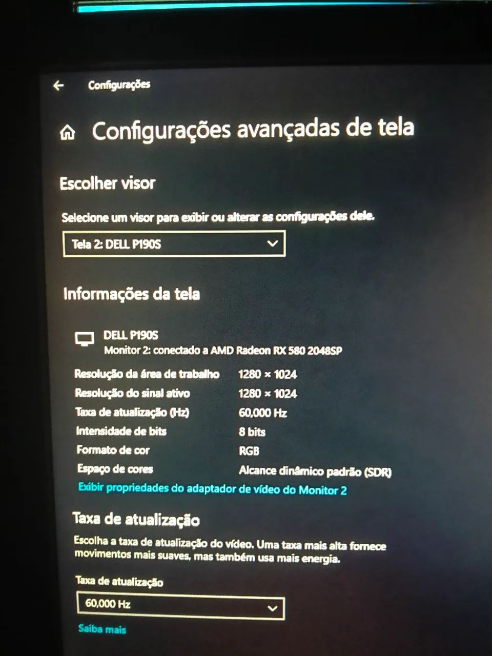 Monitor da Dell quadrado funcionando normalmente  - Foto 5