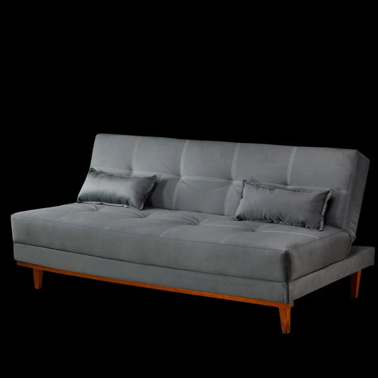 Sofá cama Bella cinza - Foto 2