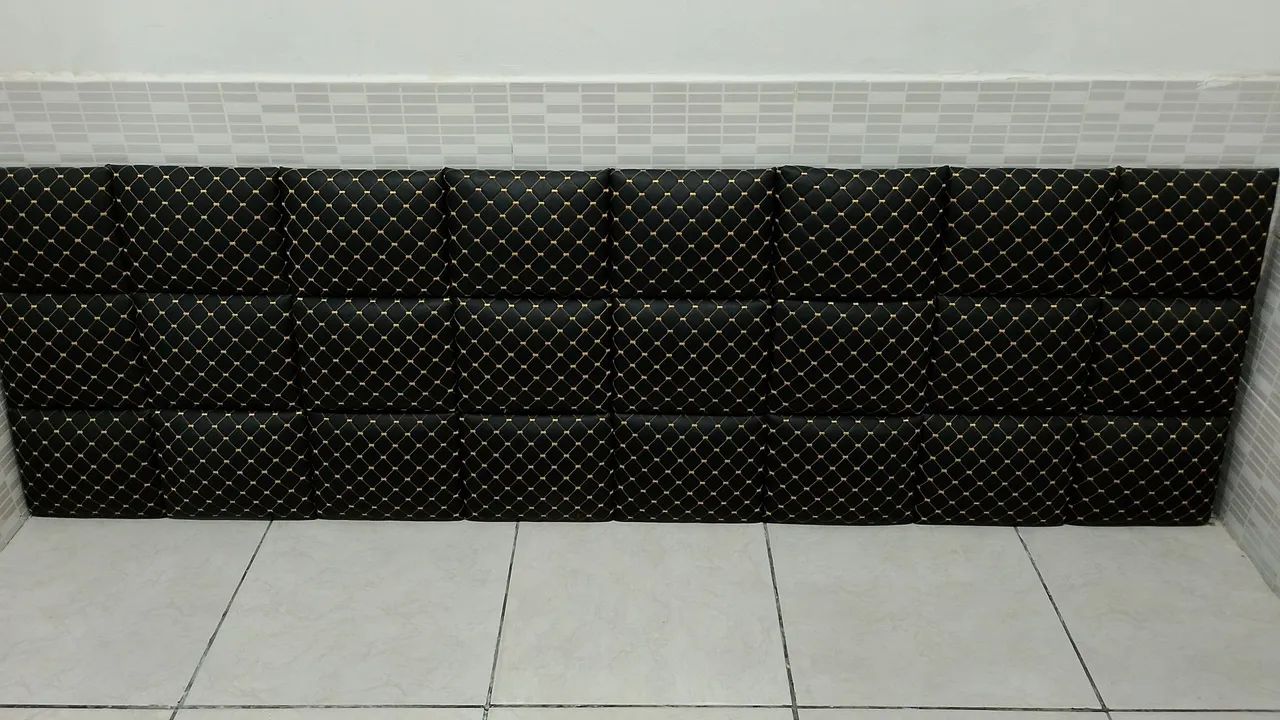 Cabeceira para cama em MDF e Corino 