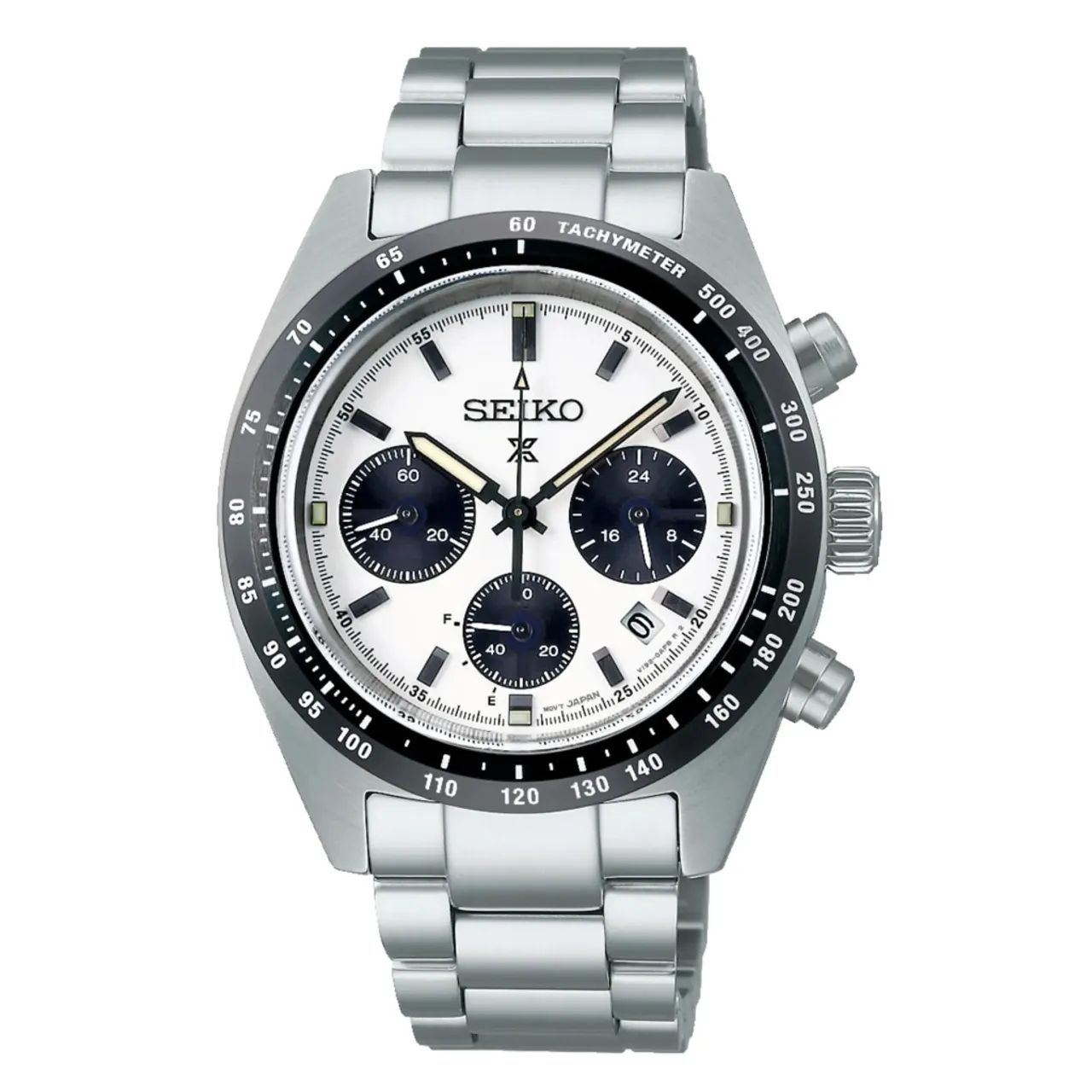 Seiko Prospex Speedtimer Solar Panda SSC961 Cronógrafo Safira 39mm