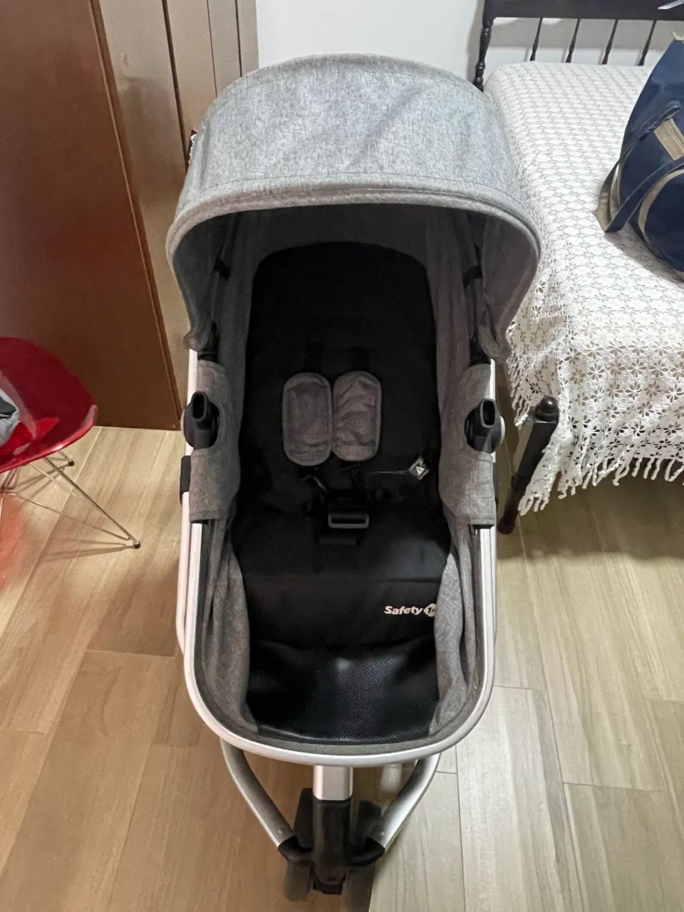 Carrinho de bebê 3 em 1: safety first - Foto 5