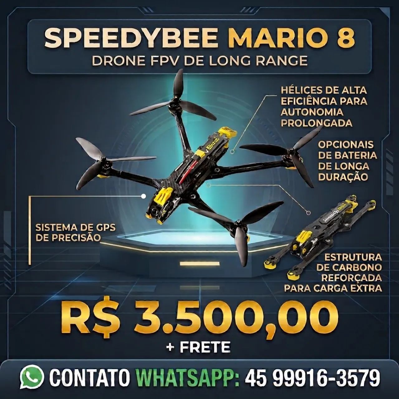 SpeedyBee Mario 8 DC  - Foto 2