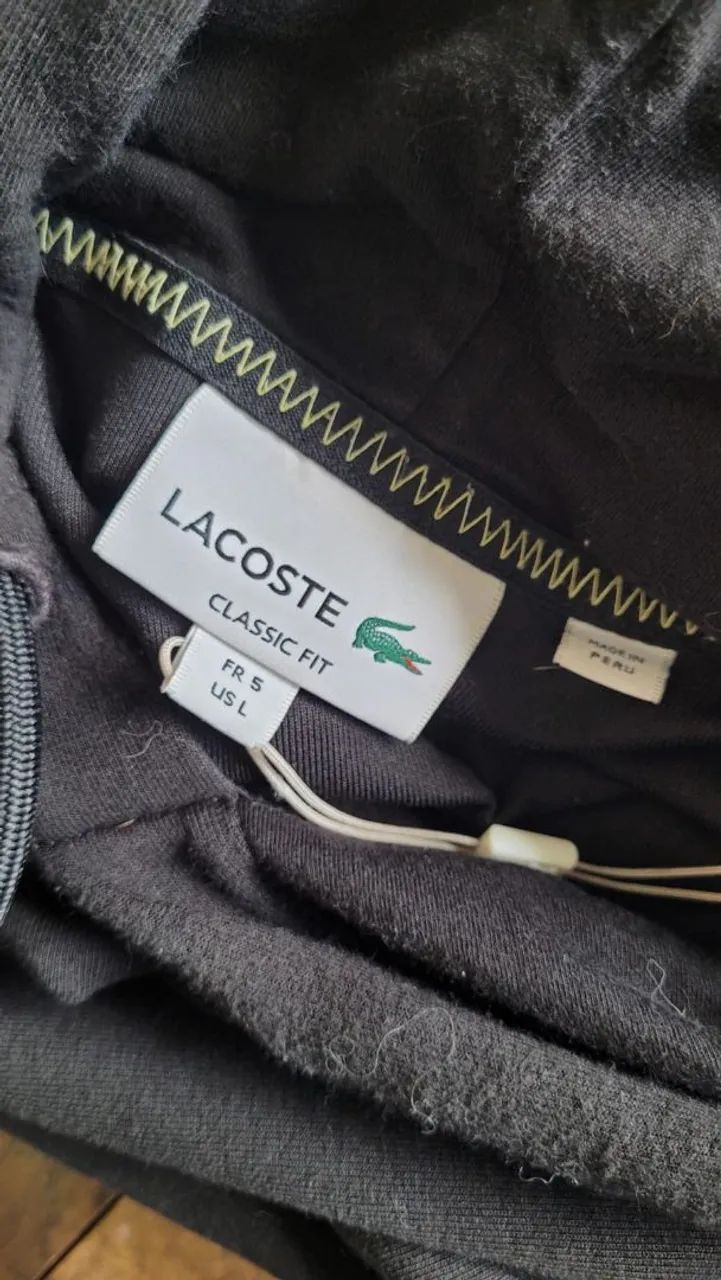 MOLETON LACOSTE HOODIE (Esgotado  nas lojas) - Foto 2