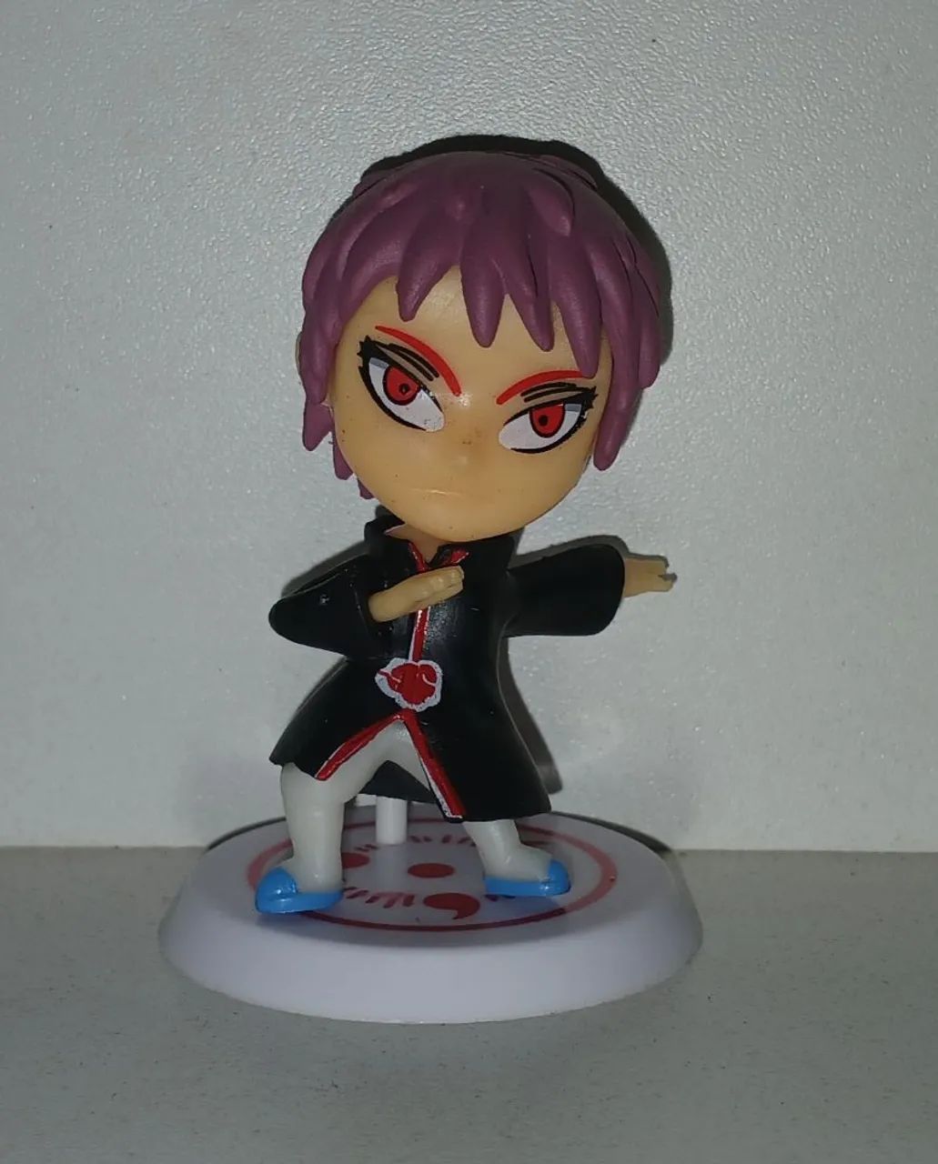 BONECO MINIATURA NARUTO SHIPPUDEN SASORI AKATSUKI