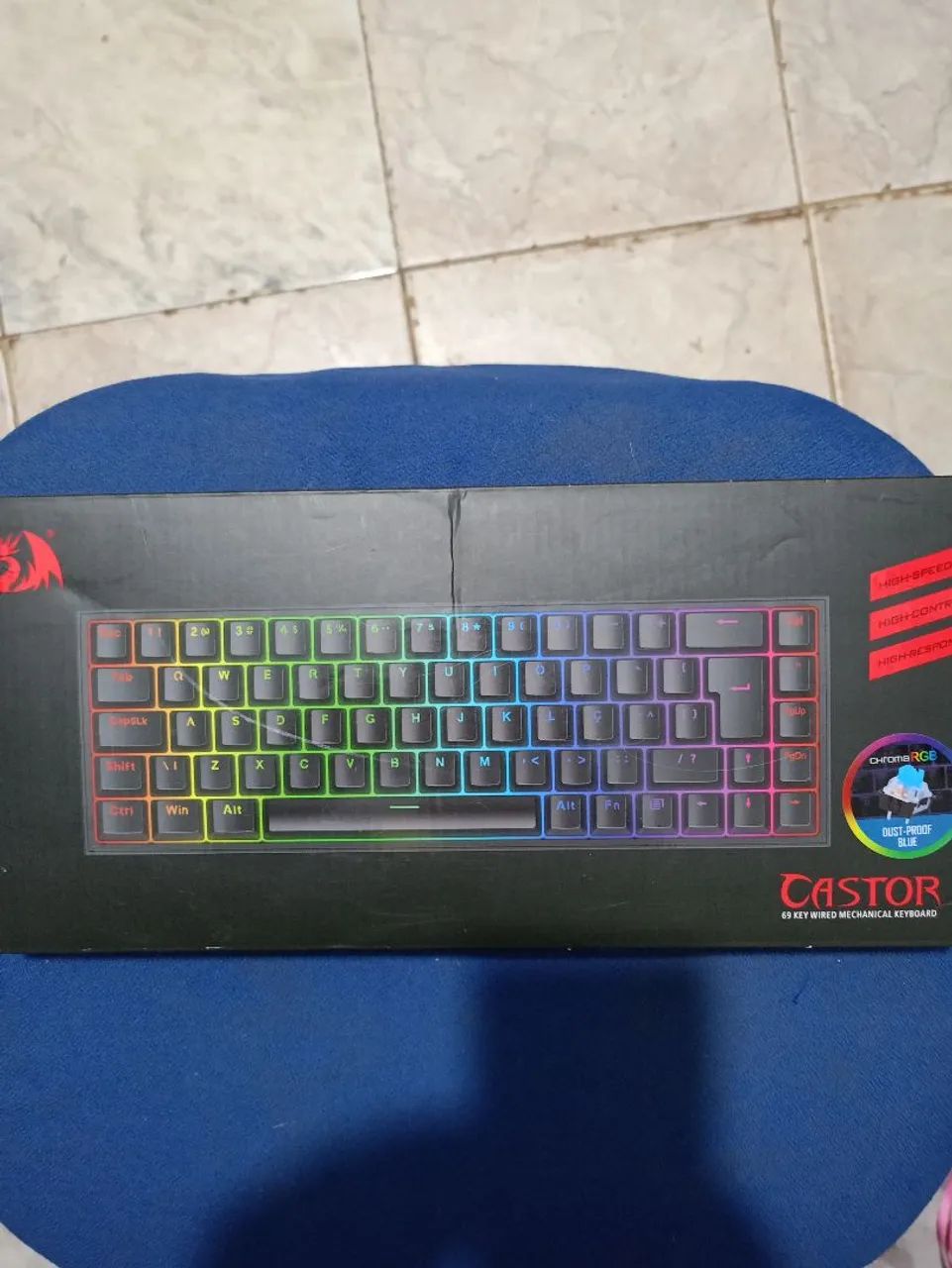 Vendo teclado Redragon Castor 65% RGB Com cabo USB C removível 