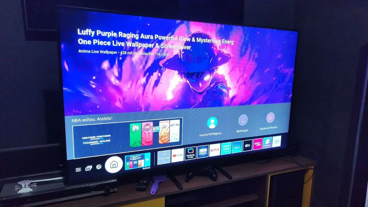 Smart TV Samsung 55 polegadas QLED  - Foto 4