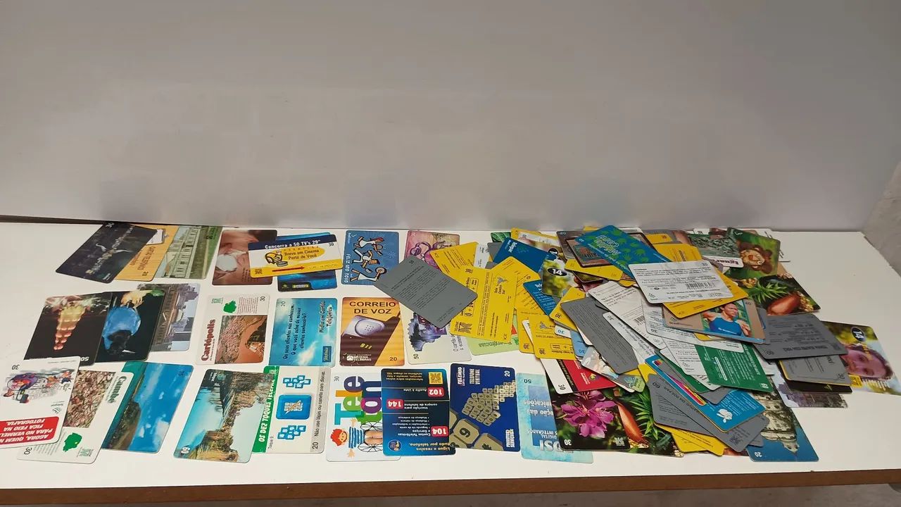 Lote de cartão telefônico com aproximadamente 180 cartão - Foto 2