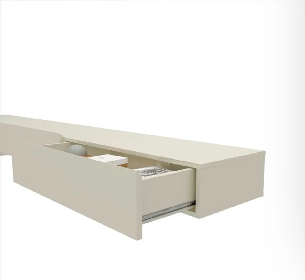 Home Imperial Ripado Cinza com Off White - Foto 2