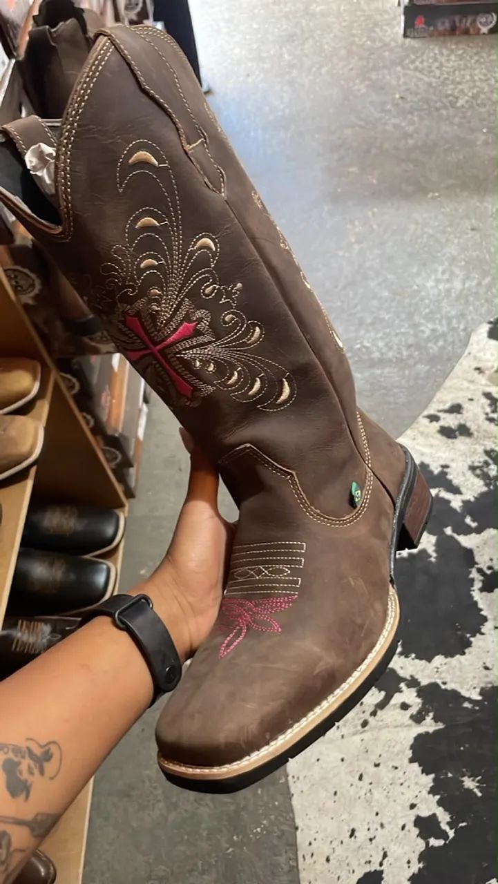 BOTA TEXANA COURO LEGÍTIMO - Foto 2