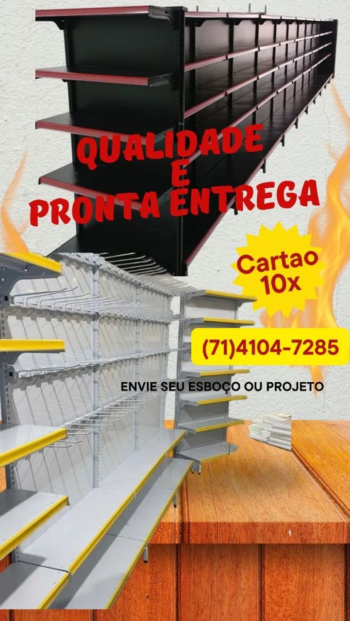 GONDOLA 2MTS PAREDE 
