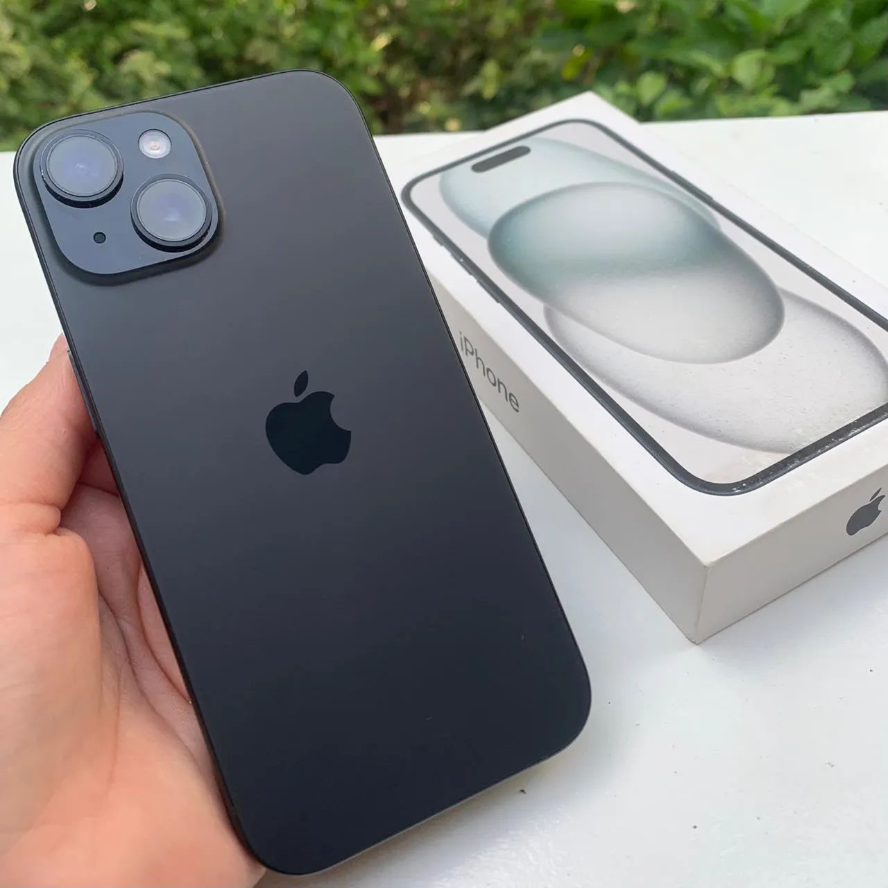 iPhone 15 preto 128gb impecável com nota - Foto 3