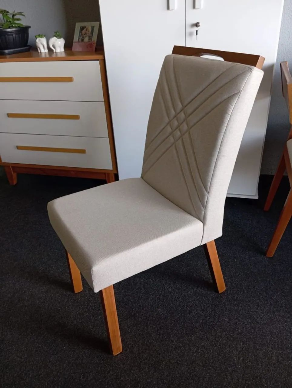 Jogo de mesa de Jantar 120×90 com 4 cadeiras Nova a pronta entrega  - Foto 3
