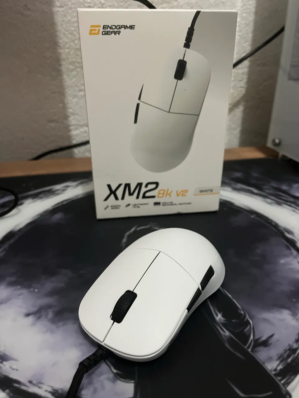 Mouse Endgame Gear XM2 8k V2 Branco (NOVO) - Periféricos e