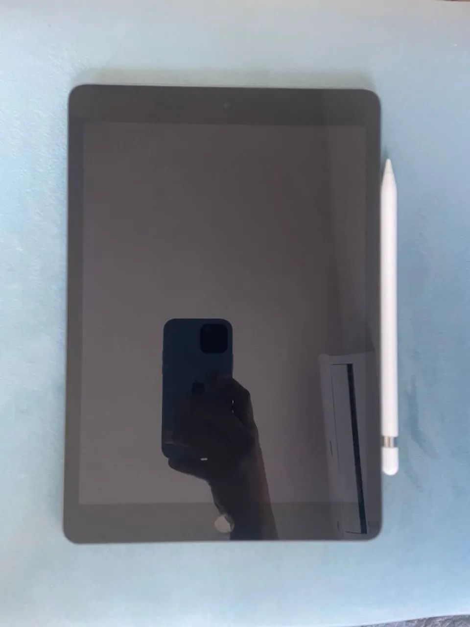 iPad 9ª geração 256GB Cinza-Espacial + Apple Pencil - Excelente