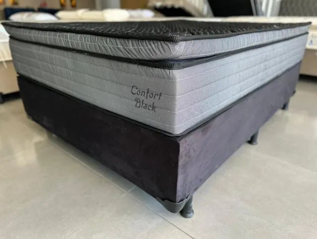 Colchão Casal Espuma Confort Black Oferta - Foto 2
