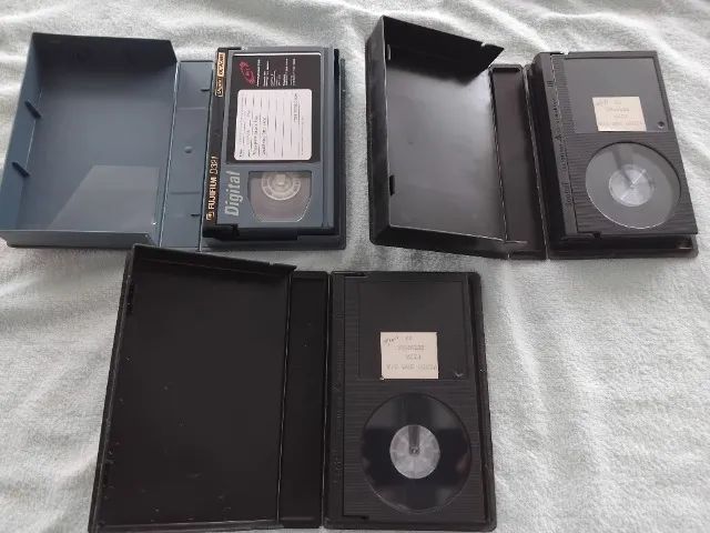 Fitas Betamax  3  com estojo de proteção - Foto 2
