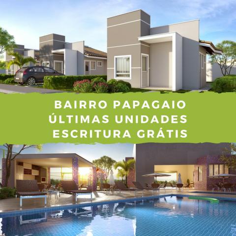 Ultimas unidades com escritura grátis ,Bairro Papagaio Renda apartir de R$1600,00
