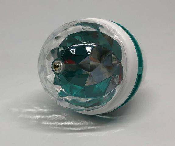 Lâmpada De Led Colorido Rotativa Giratória Bola Globo De Festa Nova Na Caixa - Foto 3