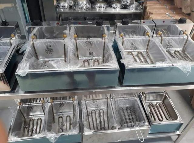 Fritadeira elétrica industrial em aço inox a pronta entrega - Foto 2