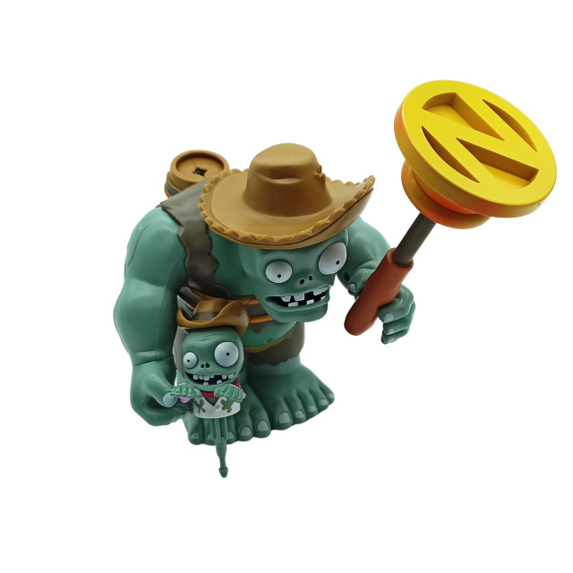 Plants Vs Zombies Brinquedo Boneco Gargantuar Fazendeiro - Foto 4