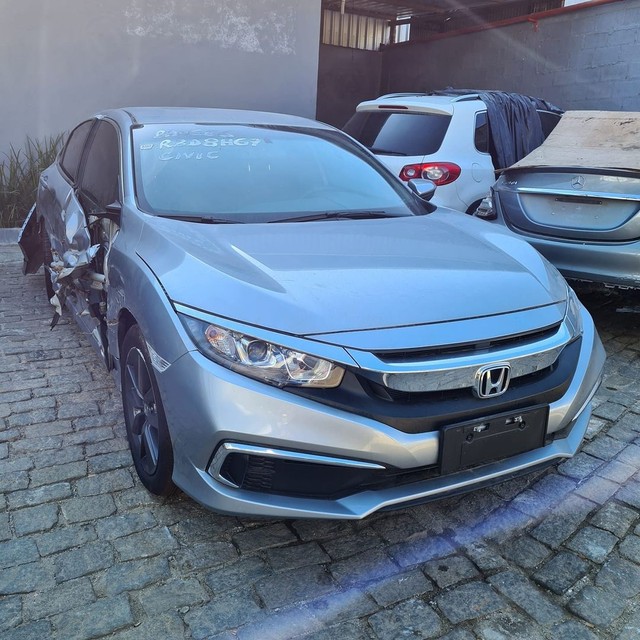 Motor Câmbio Airbag Farol Porta Lanterna Capô Honda Civic 2.0 2020 Sucata - Foto 2