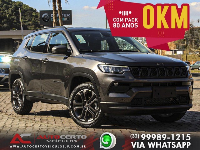 JEEP COMPASS LONG. 80 ANOS T270 1.3 TB 4X2 FLEX AUT. 2021/2022 *O KM*