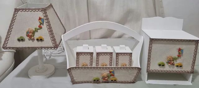 KIT MDF BEBÊ com 6 peças 