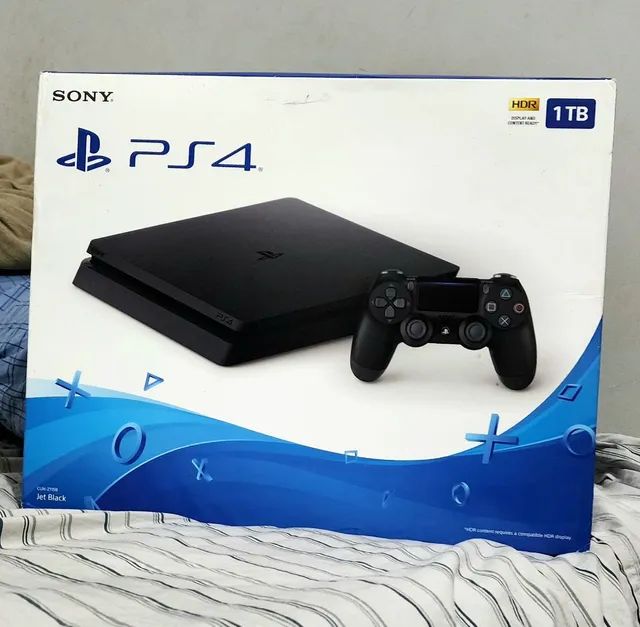 Ps4 Slim 1TB - Playstation 4 + controle - Foto 5
