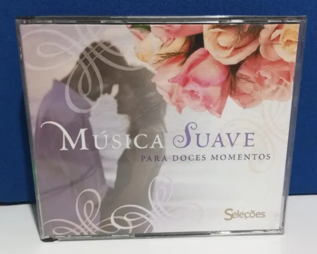 cd box 5 cds música suave para doces momentos -seleções