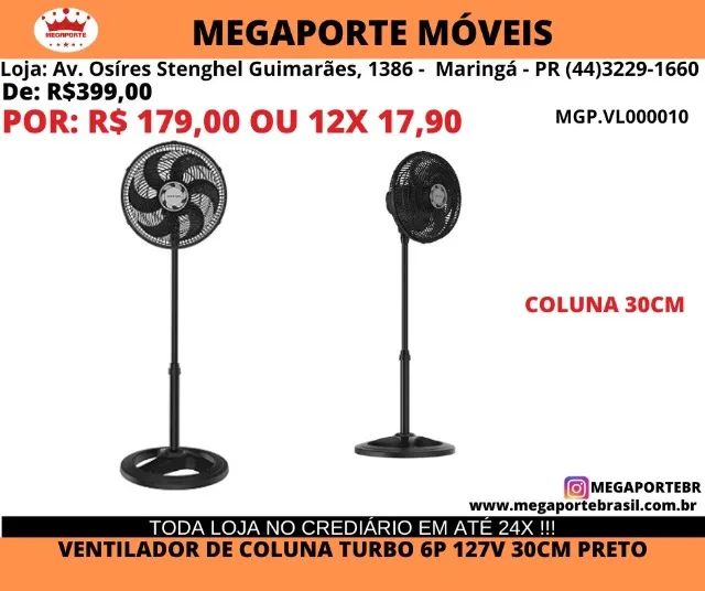 Ventilador Coluna 30cm 