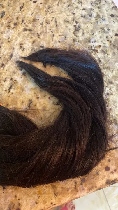 Cabelo humano virgem - 100% natural