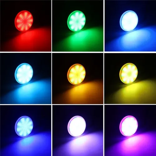 Led Submersa Piscina Com Controle Ds11277. 1und
