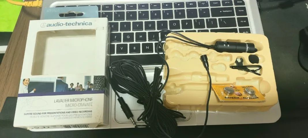 Microfone Lapela Audio-technica Para Entrevistas - Foto 4