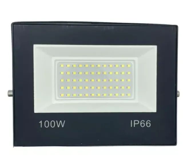 Refletor Led 100w Smd Prova D´água Ip66 Holofote 6500k - Foto 2