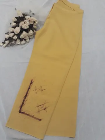 Calça Pantacourt Poliéster Feminina