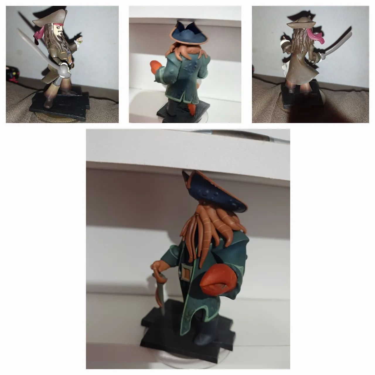 Bonecos Davy jones e Jack Sparrow Disney infinity  - Foto 2