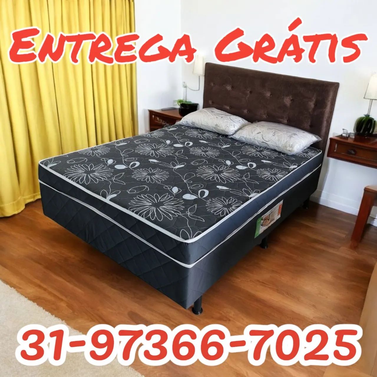 CAMA BOX CASAL NOVAS / MODELO 2409280649 / ENTREGA GRÁTIS 