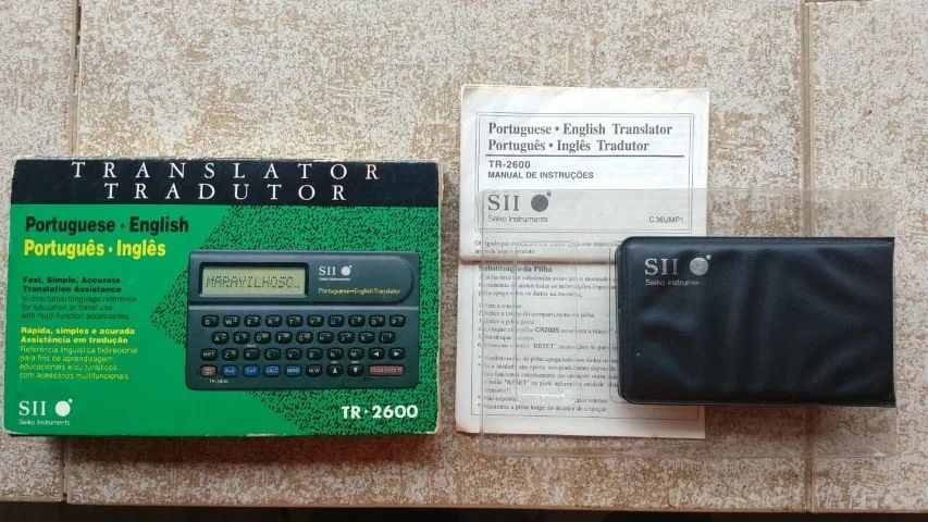  Agenda Eletrônica com tradutor e Calculadora Sii - TR 2600 Seiko Instruments - Foto 5