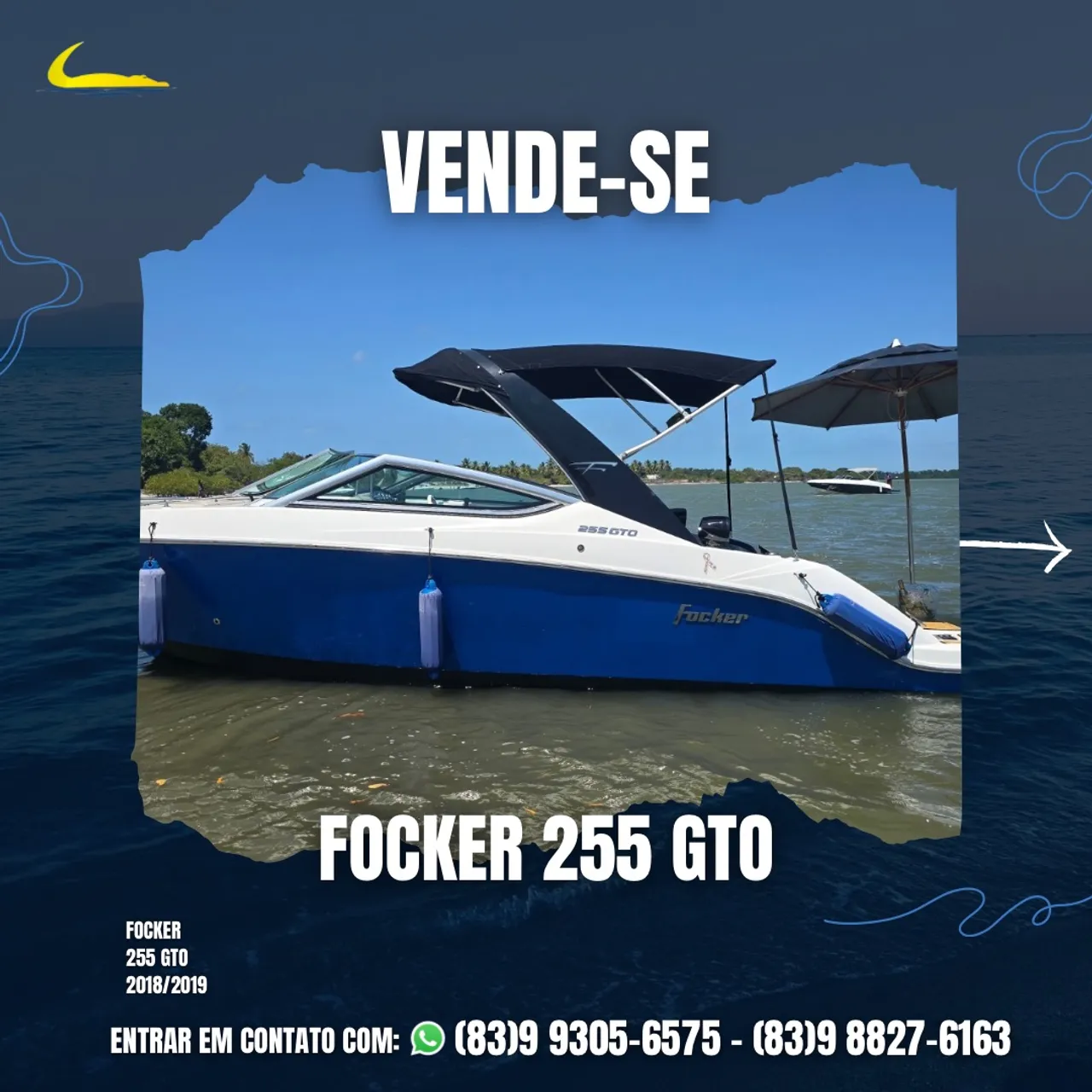 Lancha Focker 255 GTO