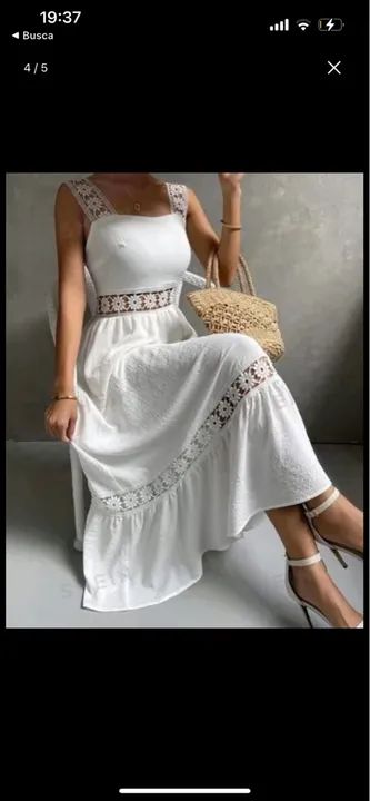 Vestido branco luxo  - Foto 4
