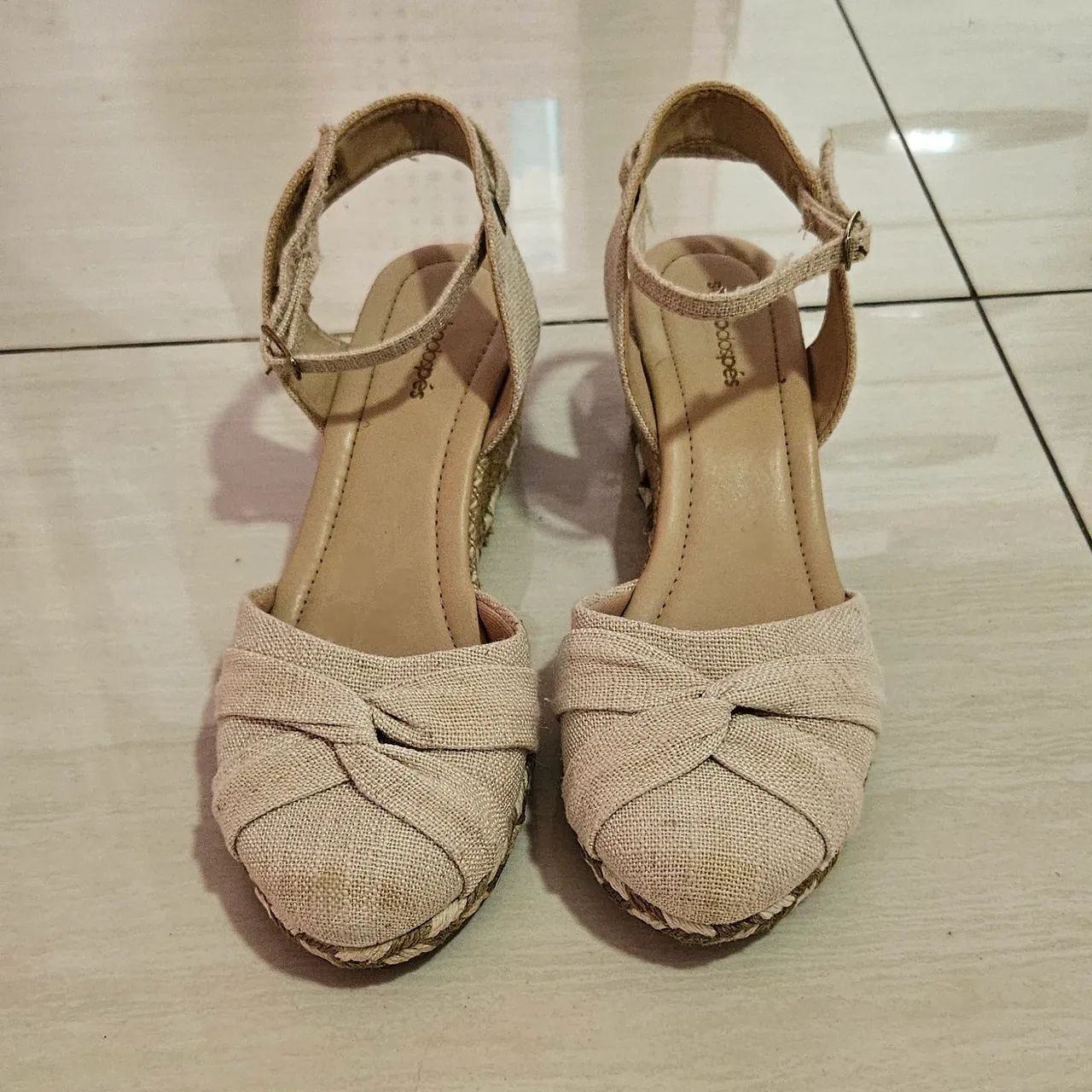 Sandália Salto Baixo Sonho dos Pés Nro37 - Foto 3