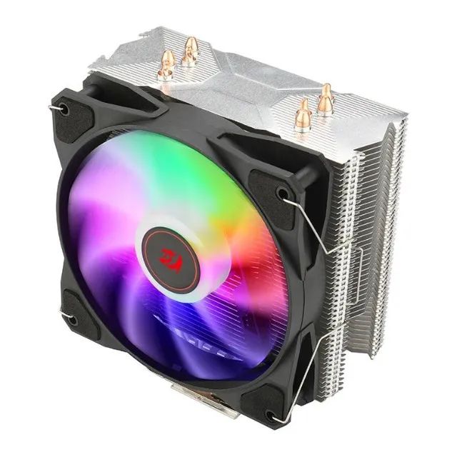 Air Cooler Redragon TYR  Led Rainbow Intel/AMD - WZetta - Foto 4