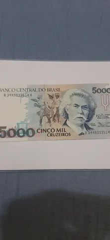 Cédula 5000 cruzeiros 
