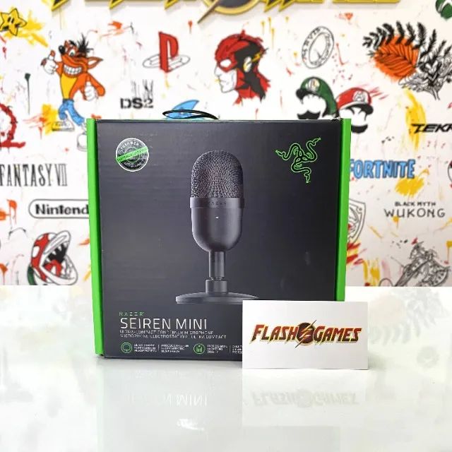 Microfone Razer Seiren Mini Preto