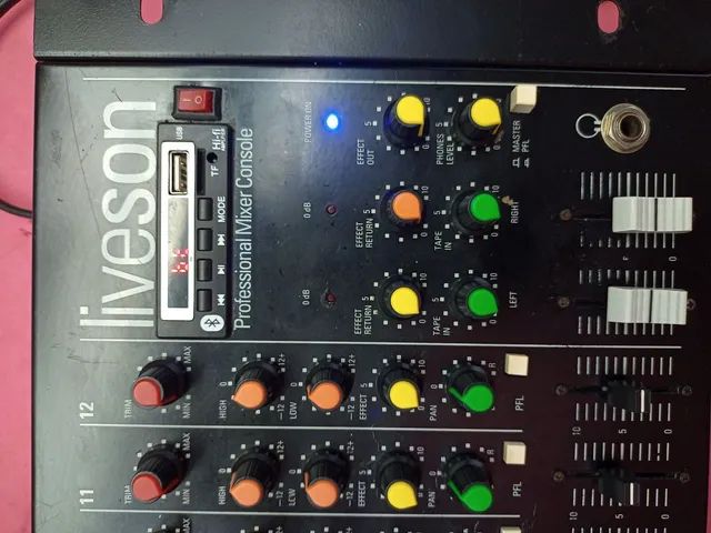 Mesa Live Som 12 Canais C/ Bluetooth e Garantia - Foto 2