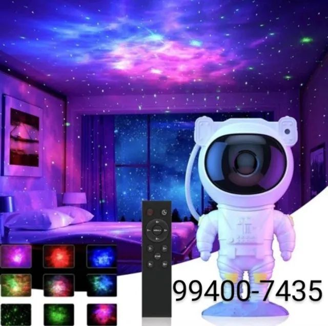 Astronauta projeto de galáxia e nebulosa e caixa bluetooth - Foto 4